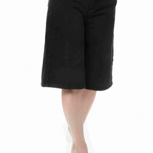 BLACK BERMUDA SHORTS