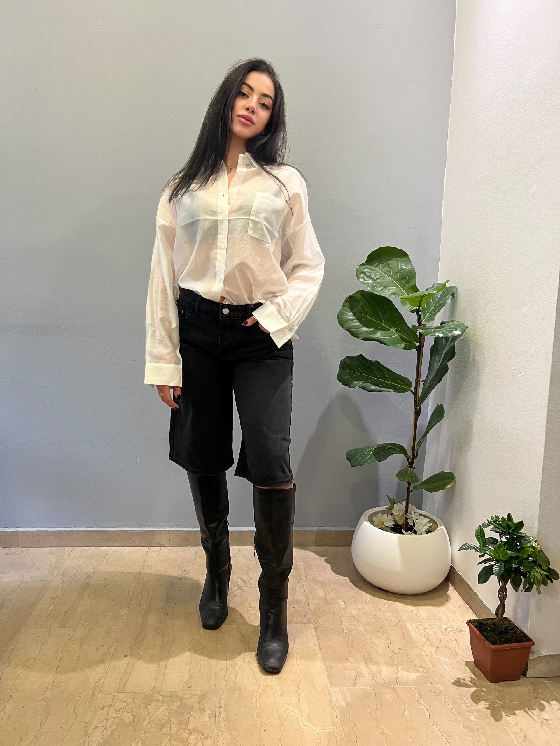 Black vermouda shorts - Image 3