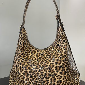 Leopard edge bag