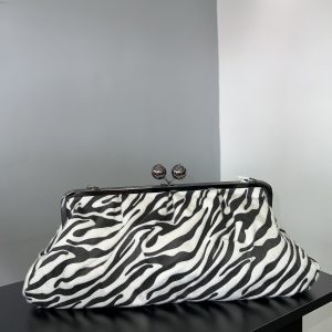 Zebra clutch bag