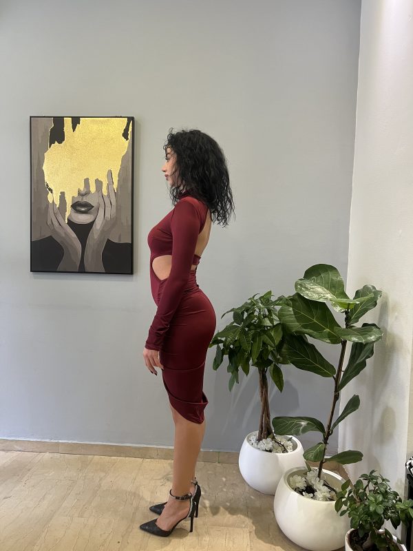 Donna bordeux dress - Image 2