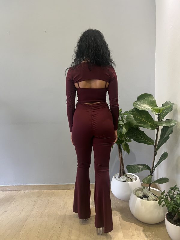 Janet jumbsuit bordeux - Image 2