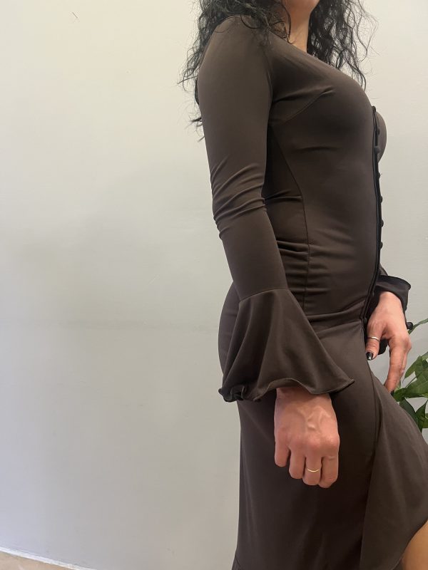 Nina brown dress - Image 2