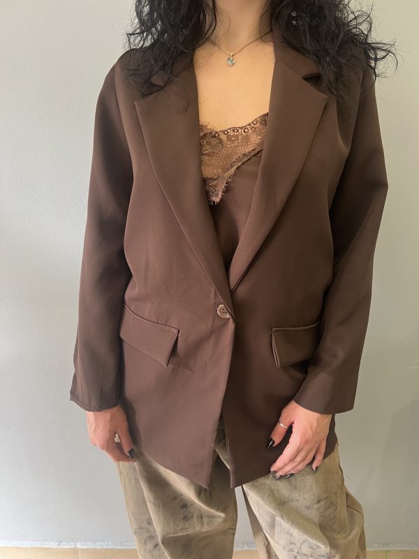 Brown classic blazer - Image 2