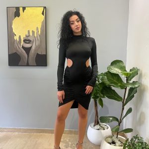 Donna black dress