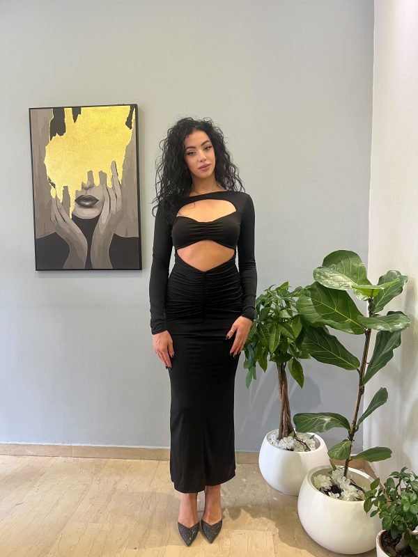 Melina black dress