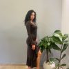 Nina brown dress