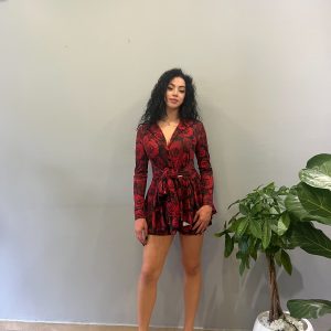 Ailin red dress