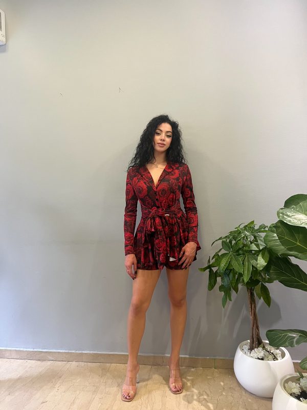 Ailin red dress