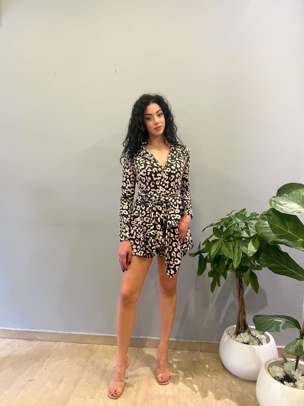 Ailin black and white dress