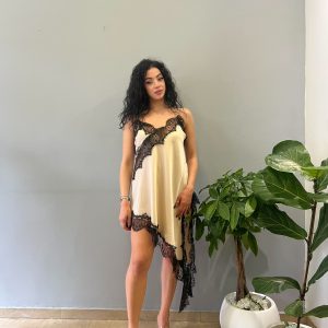 Dona beige dress