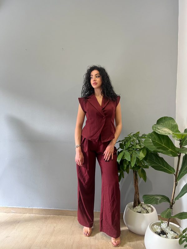 Elegant bordeux  set