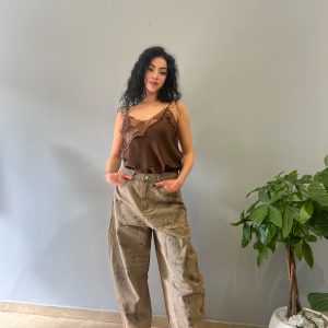 Dirty beige jean