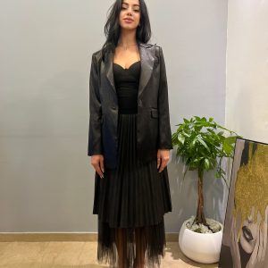 Black lumina blazer