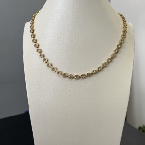 Tiffan necklace gold
