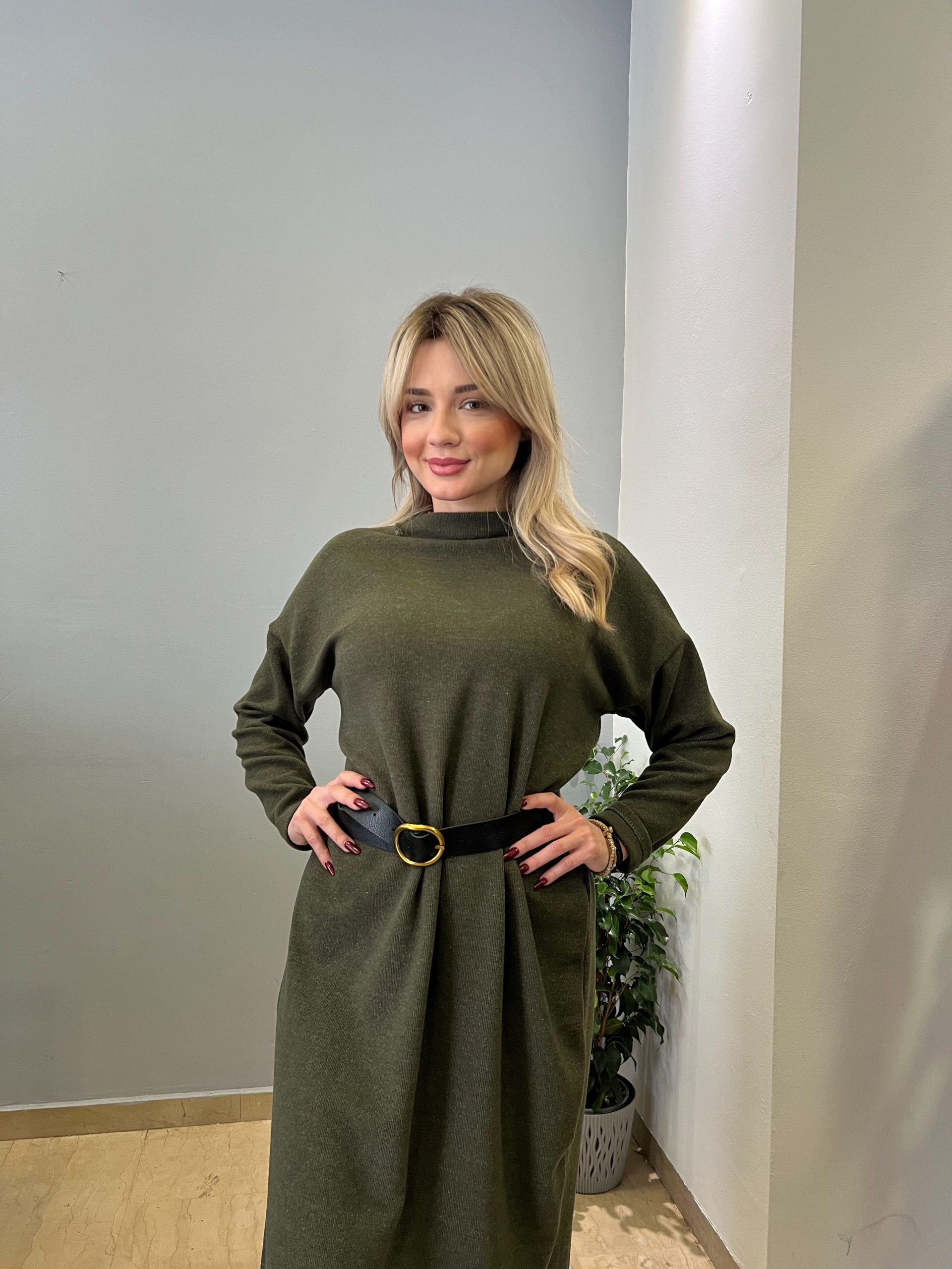 Cozy green dress - Image 3
