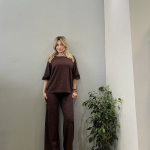 Strass brown all day set