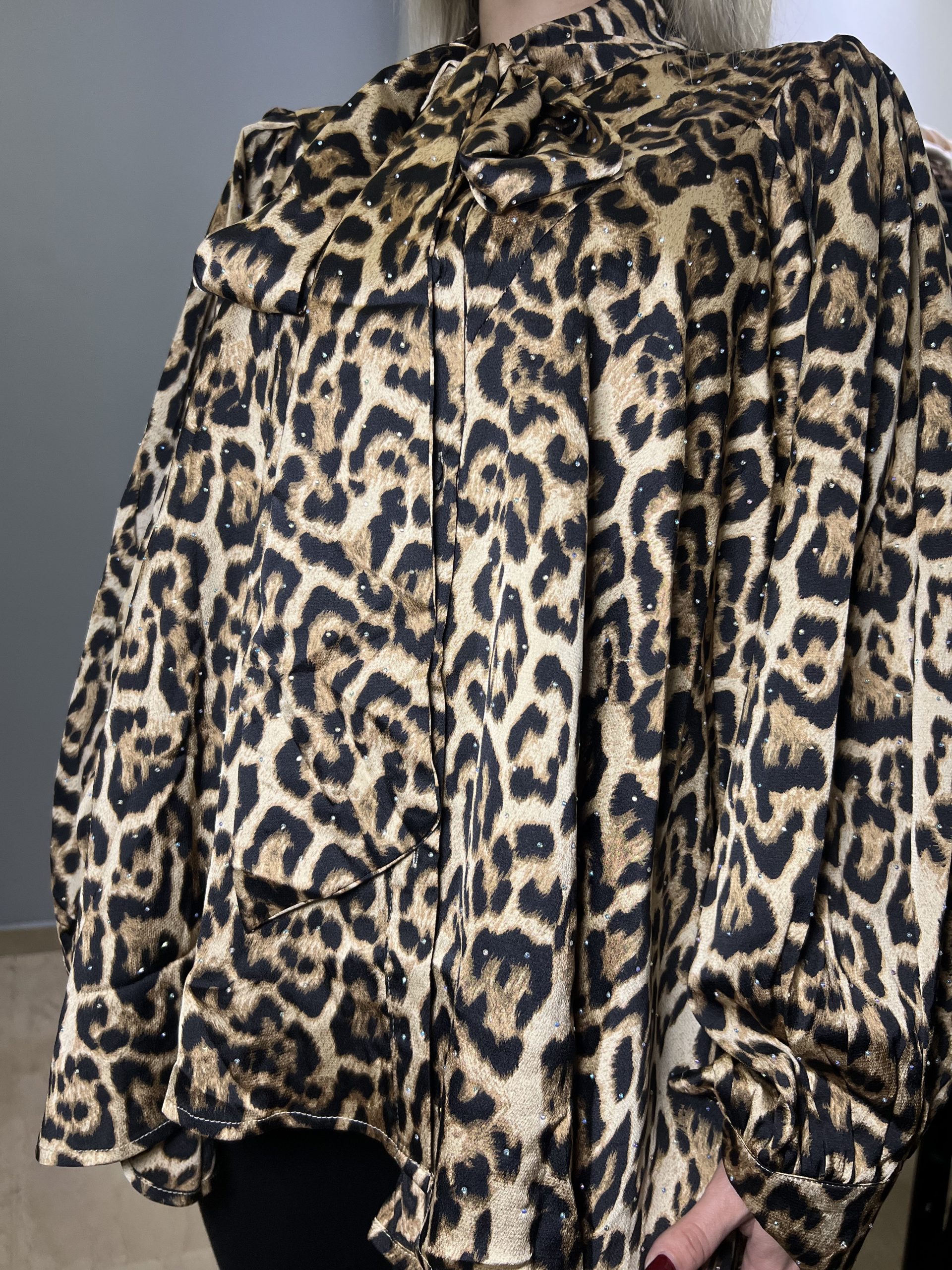Leopard strass shirt - Image 2