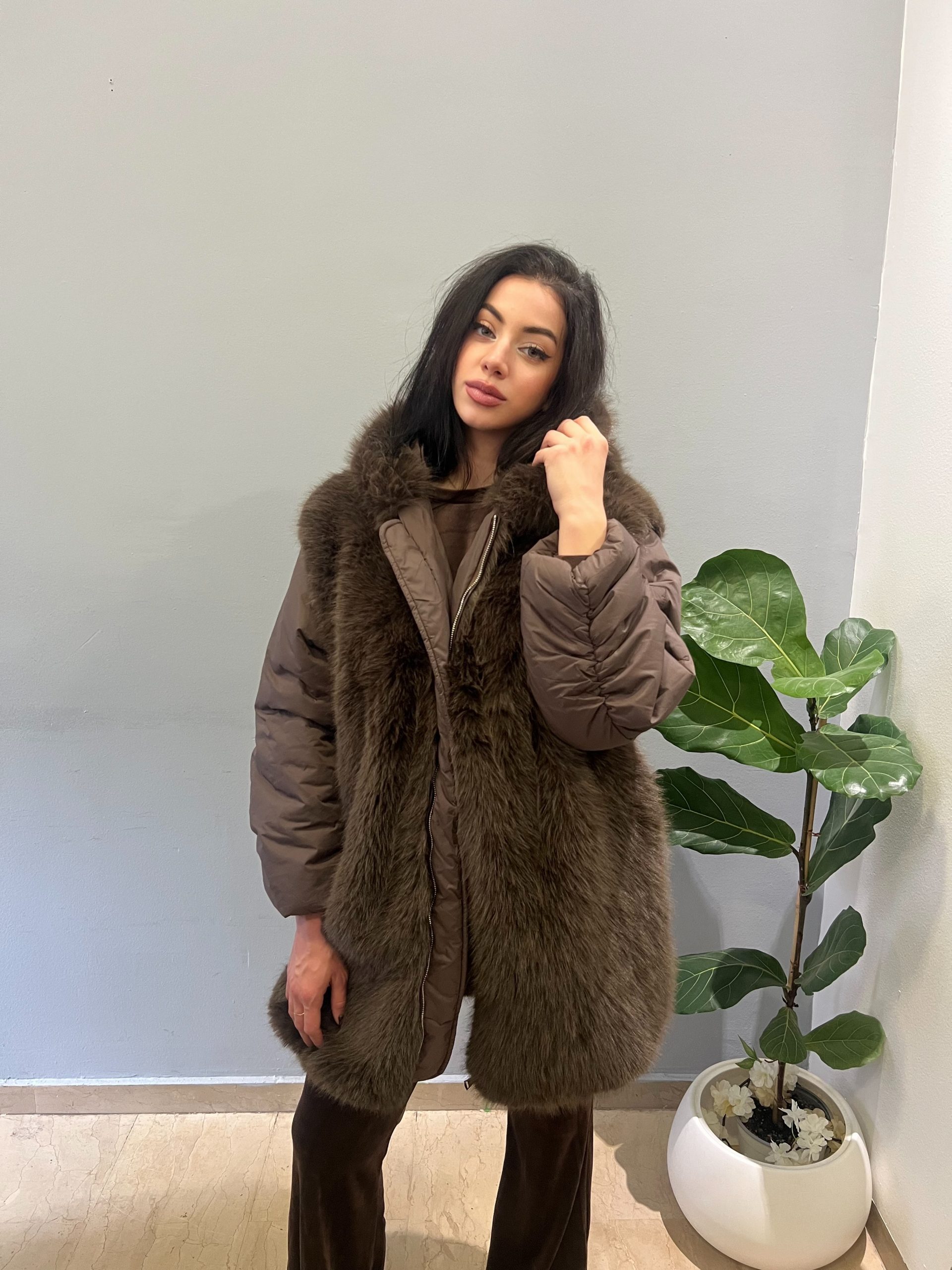 Soft brown jacket - Image 3