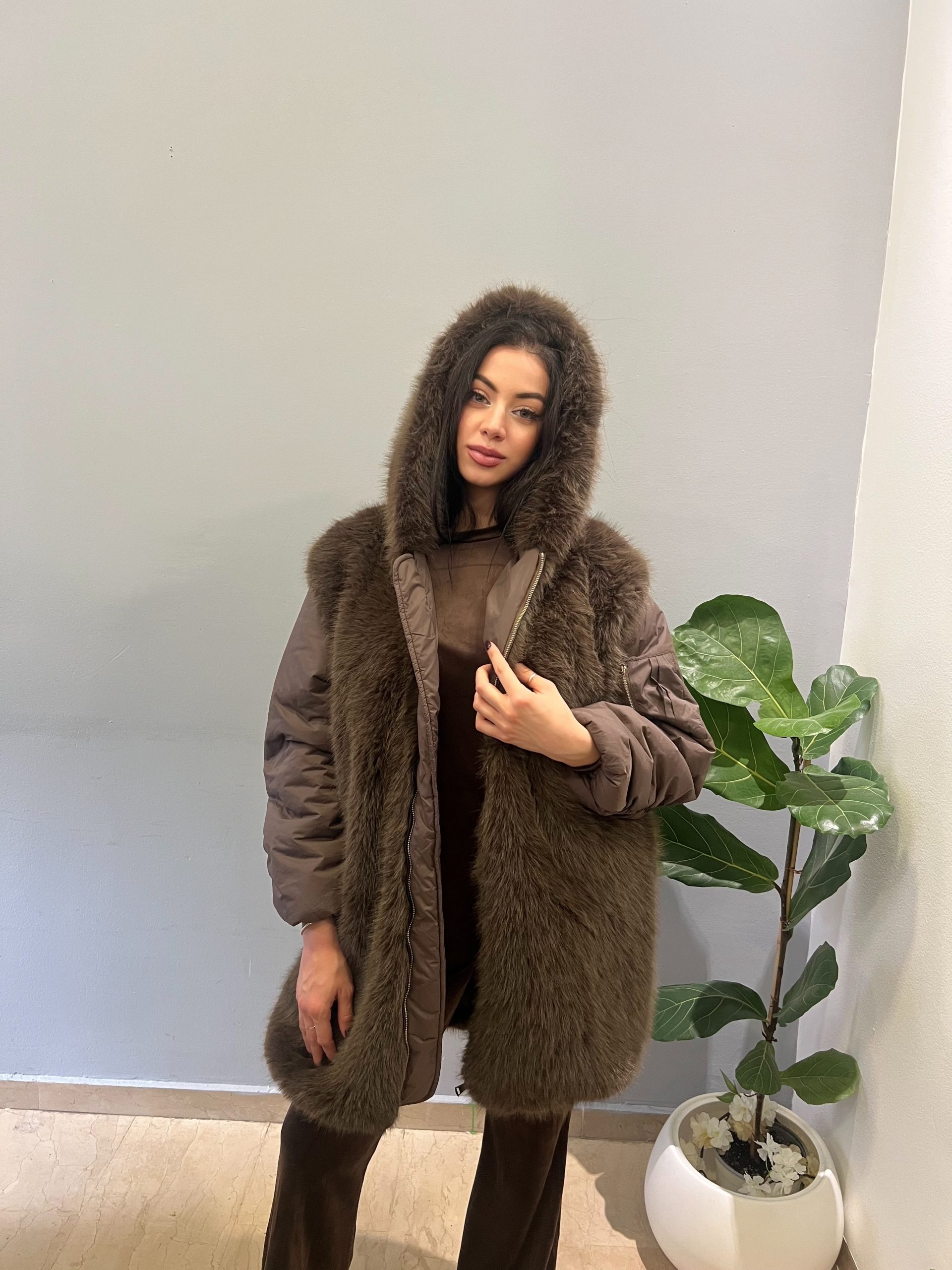 Soft brown jacket - Image 2