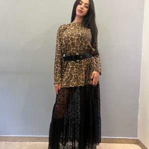 Leopard lumina dress