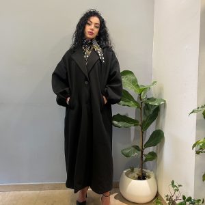 Black classic coat
