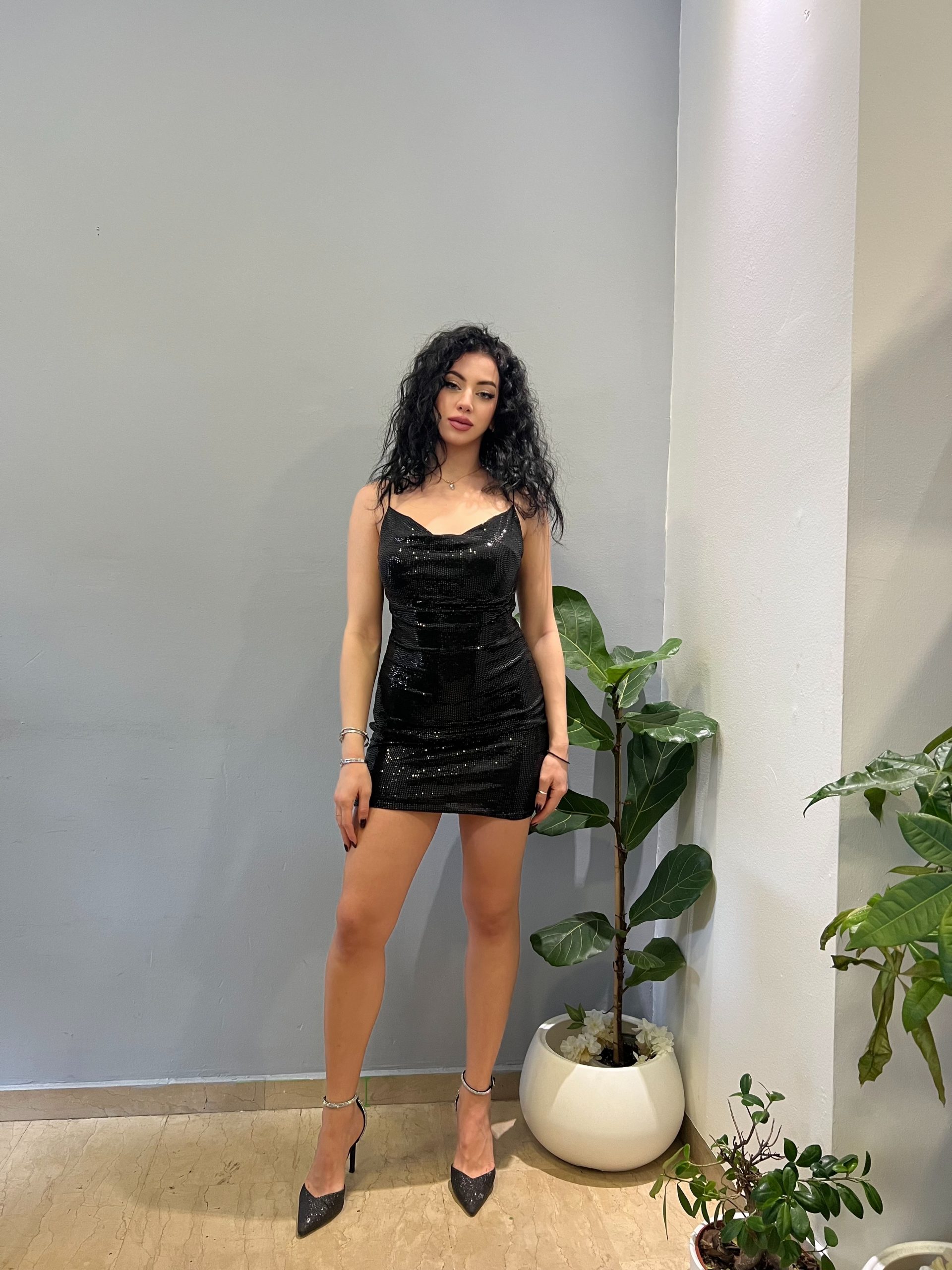 Black mini dress - Image 2