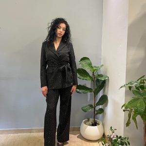 Strass black suit