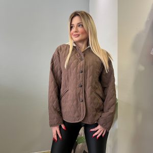 Capitone brown jacket