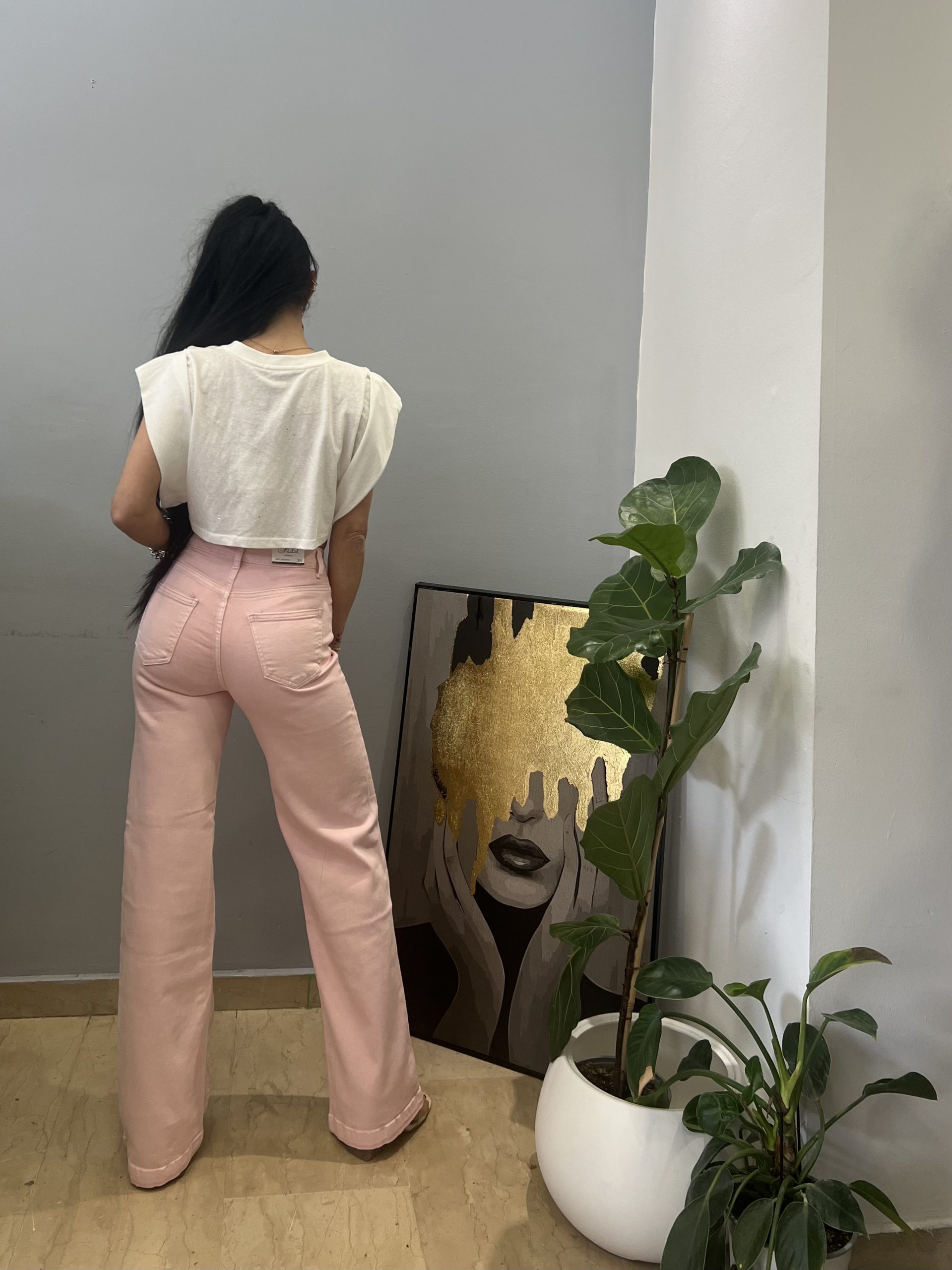 Pink romantic denim - Image 2