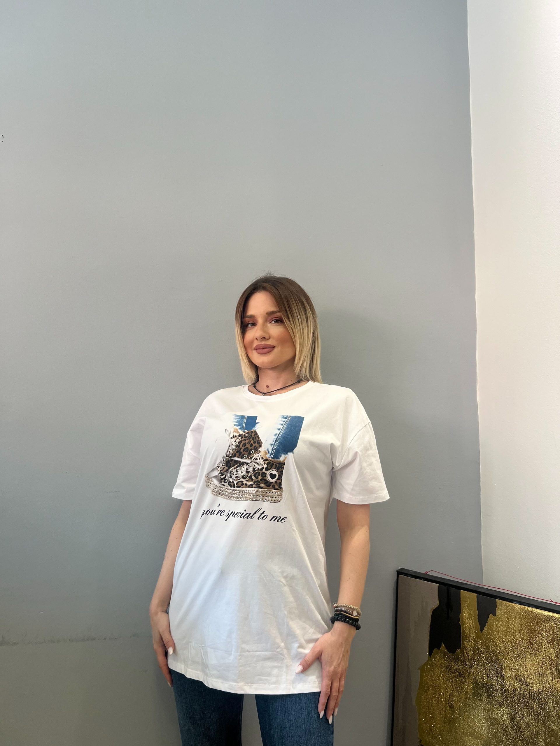 T-shirt strass all star