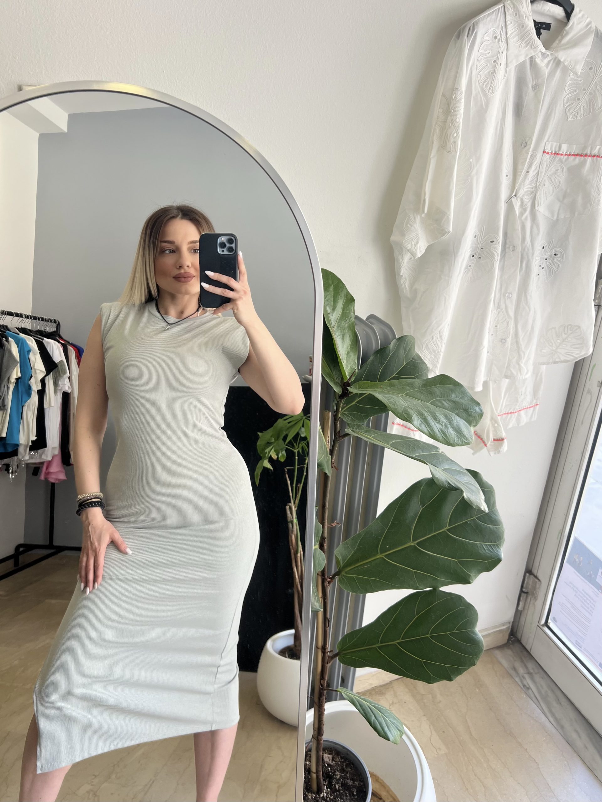 Grey every day dress