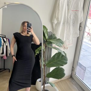 Black every day dress